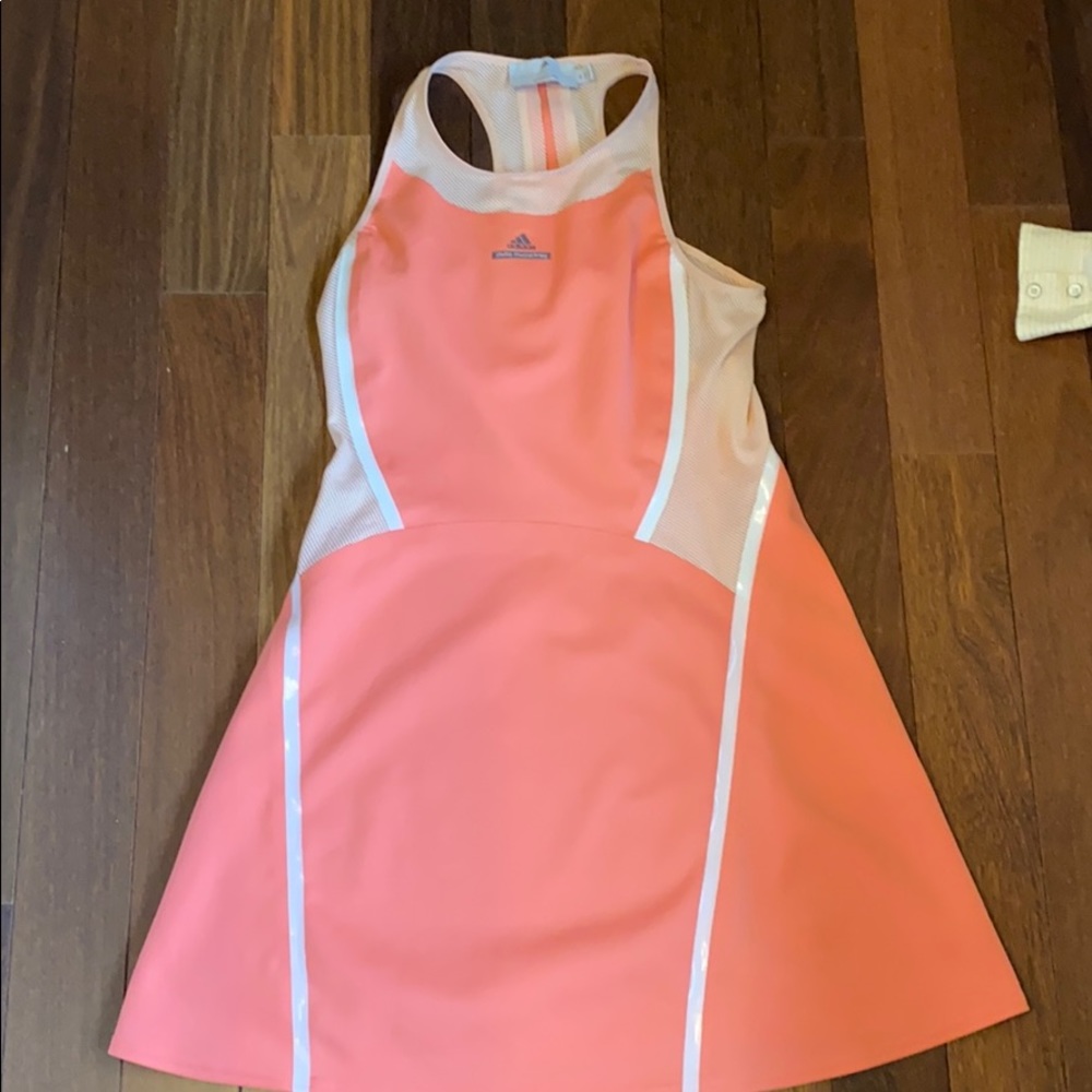 Adidas by Stella McCartney Coral and White Athletic Dress